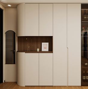 ตู้เก็บของไม้สไตล์โมเดิร์นเรียบง่ายและทันสมัยเฟอร์นิเจอร์ห้องนอนแบบกำหนดเองได้ - Product Image 4