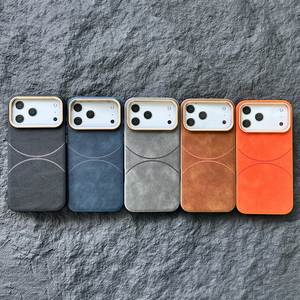 Funda de Teléfono de Cuero Retro Moderna L199 para iPhone 17 16 15 14 Pro Max, Resistente a Arañazos, para Samsung Android - Product Image 2