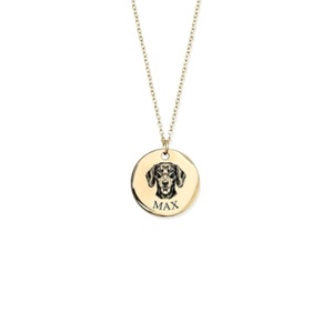 <span class=keywords><strong>Collier</strong></span> avec portrait d'animal personnalisé, bijoux personnalisés, cadeau pour chien ou <span class=keywords><strong>chat</strong></span> - Product Image 2