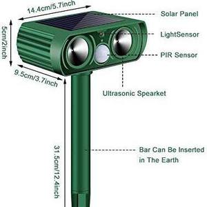 Bán Hot Bán Buôn Năng Lượng Mặt Trời Động Vật Nốt Ruồi Điện Tử Động Vật Sống <span class=keywords><strong>Repeller</strong></span> - Product Image 4