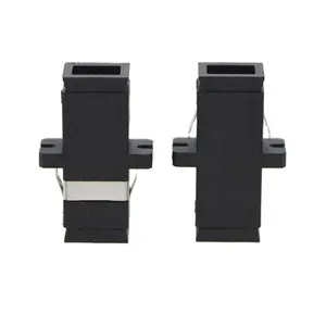 Hoge Kwaliteit Ftth Mtrj Glasvezel Adapter Sc Type Zwart MT-RJ Flens Koppeling Glasvezel Apparatuur Connector