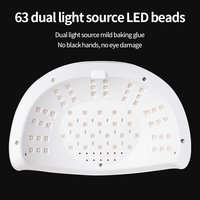Lampe à ongles UV professionnelle à double poignée pour séchage rapide du gel, avec capteur infrarouge et 4 minuteurs