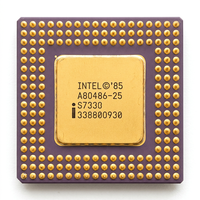 Prosesor Intel 80486 25MHz Soket 478 CPU Desktop 1-Core 1.5 Mikrometer bekas pakai