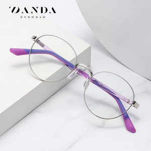 กรอบแว่นตา Danda Oval รุ่น TJ842 ป้องกันแสงสีฟ้า แว่นสายตาสำหรับทุกเพศ - Product Image 1