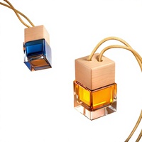Diffuseur d'arômes pour voiture, pendentif en verre pour rétroviseur, parfum frais longue durée, aromathérapie, commerce électronique transfrontalier