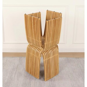 Chaise en bambou durable, tabouret de salle de bain réutilisable, banc de douche en bambou, chaise de salle à manger durable, tabouret de salle à manger et de dressing en bambou - Product Image 4