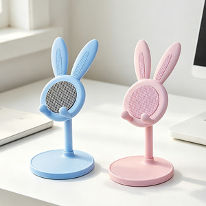 Cute cartoon bunny desktop phone <b>stand</b>, tablet universal adjustable telescopic height-adjustable student lazy <b>stand</b> - Product Image 2