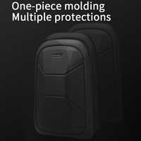 Sac à dos pour ordinateur portable AOPINYOU, personnalisé en usine, pour hommes, 15,6 pouces, unisexe, résistant à l'eau, coque rigide, port USB, sac de voyage d'affaires