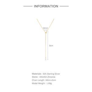 Collier en argent sterling S925 pour femme avec pendentif simple en forme de papillon et goutte d'eau sertie de diamants - Product Image 2