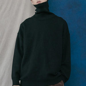 WR Vêtement Personnalisé OEM Lavé Hommes Pull Tricoté Épais Col Ras Du Cou À Manches Longues Pull Surdimensionné Tricots Chandails - Product Image 3