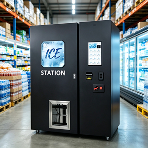 Distributeur automatique de glace et d'eau, commande à distance, rappel de stock en temps réel, kiosque intelligent de vente de glace - Product Image 1