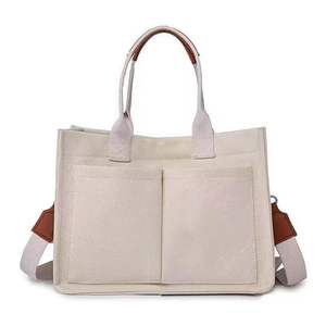 Bolsas de Lona Multifuncionales de Gran Capacidad con Logotipo Personalizable, Bolsas de Hombro con Impresión por Transferencia de Calor para Regalos Promocionales - Product Image 4