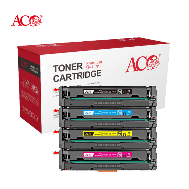ACO Color Toner Cartridge CRG-054 CRG-054H Compatible for Canon MF645cx MF642Cdw MF641CW MF643 MF644 MF645 Wholesale