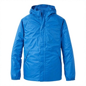 Veste coupe-vent personnalisée avec logo, imperméable, à capuche, décontractée, streetwear, coupe-vent color block - Product Image 1