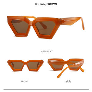 SPARLOO 10594 lunettes <span class=keywords><strong>de</strong></span> <span class=keywords><strong>soleil</strong></span> en losange pour femmes, épais, bon marché, œil <span class=keywords><strong>de</strong></span> chat, <span class=keywords><strong>marque</strong></span> <span class=keywords><strong>de</strong></span> luxe, 2023 - Product Image 3