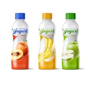 Wholesale Custom Eco-Friendly Durable Reusable Waterproof Shrink Sleeve <b>Labels</b> (Other) Yogurt Bottles Printed Full Wrap - Product Image 1