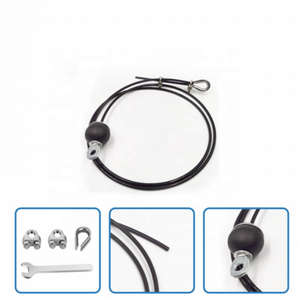 Çapraz makine için top uçlu egzersiz ipi ile OEM ayarlanabilir kasnak kablosu - Product Image 2