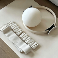 Kit d'entraînement Pilates personnalisé avec logo : Power Ring, poids de poignet et de cheville en silicone, barre de tonification, haltères pour musculation