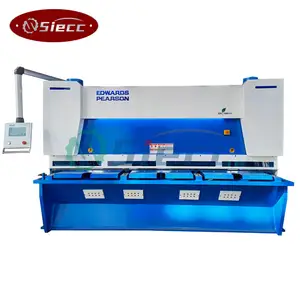 QC11Y CNC Guillotine DELEM DAC360T 10*2500 10*3200 Machine de cisaillement hydraulique en acier blanc