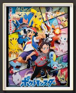 Nouveau design 3D Anime RGB Pokemons peinture stéréoscopique artisanat en papier fait main <span class=keywords><strong>Dragon</strong></span> Balls 3D décoration de la maison avec LED - Product Image 3