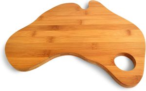Tagliere a Forma <span class=keywords><strong>di</strong></span> Australia in Bambù Premium Ecologico e Durevole, Ideale per Australiani, Stranieri e Turisti - Product Image 4