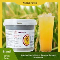 Groothandel Passievruchtjam 2,8kg Flesverpakt Commerciële Bakdesserts Melkthee Guangdong