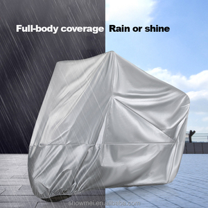 Housse de moto imperméable toutes saisons pour usage extérieur, durable, protégée contre les UV, avec trous pour cadenas, protection contre le soleil, la pluie et la poussière - Product Image 4