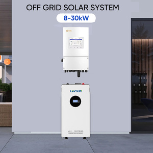 Sistema Ibrido di Energia Solare 12000W con <span class=keywords><strong>Inverter</strong></span> Ibrido Monofase <span class=keywords><strong>Solis</strong></span> 12kW, Batteria LiFePO4 51.2V 16kWh, Kit Completo Fotovoltaico - Product Image 2