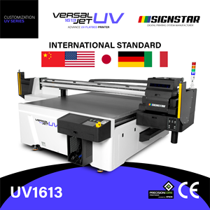 Imprimante à plat UV SIGNSTAR VersalJet UV1613 de grande taille avec 4 têtes d'impression <span class=keywords><strong>Epson</strong></span> I3200, machine d'impression numérique à jet d'encre industrielle - Product Image 1