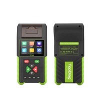 Testeur de batterie de voiture BT500 12~24V avec écran couleur 3,5 pouces, outil de diagnostic, détection de fuite, test de charge et imprimante intégrée