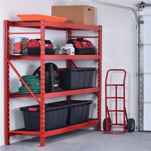 Scaffalature per Magazzino Senza Bulloni, <span class=keywords><strong>Scaffali</strong></span> Regolabili per Carichi Pesanti, Unità di Stoccaggio per Fabbriche - Product Image 5