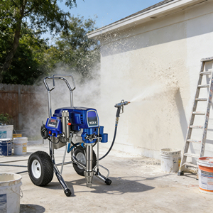Máquina Portátil de Pintura en Aerosol sin Aire de Alta Presión, Máquina Eléctrica de 220V para Aplicar <span class=keywords><strong>Masilla</strong></span> sin Aire con Manguera de Goma y <span class=keywords><strong>Pistola</strong></span> de Pulverización - Product Image 4
