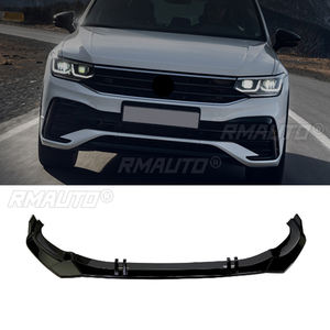 Spoiler de pare-chocs avant, canard de pare-chocs, diffuseur, séparateur pour Volkswagen VW Tiguan MK2 TSI TDI R-Line 2020 2021 2022 Tuning - Product Image 1