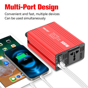 500W 전압 자동차 인버터 Dc 12V 24V 48V to Ac 110V 220V 솔라 오프 그리드 수정 사인파 전력 인버터 - Product Image 3