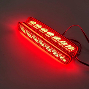 2 Luces LED Reflectoras para Parachoques Trasero de Coche para TOYOTA <span class=keywords><strong>Prius</strong></span> V NOAH 80 YARIS CROSS GR COROLLA, Luces DRL Traseras, Accesorios de Luz de Freno - Product Image 3