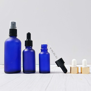 Sale Creative Green Frosted Custom Cosmetic Glass Dropper <b>Bottle</b> For Hair Oil Fancy Olive Oil 5ml <b>10ml</b> 15ml 20ml 30ml 50ml 100ml - Product Image 2