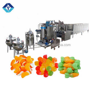 Petite sucette de bonbons gommeux entièrement automatique faisant la machine gelée molle dure nouvel état pour les industries de la vente au détail - Product Image 2