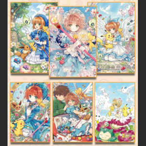 การ์ดตกแต่งผนังลายอนิเมะแบบครอสโอเวอร์ DK Custom ลายซากุระ โปเกมอน ชิคิชิ บอร์ด  ตกแต่งด้วยทองคำเปลว ของสะสมภาพประกอบมังงะ - Product Image 1