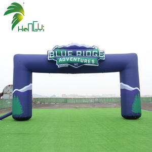 Arco inflable personalizado de alta calidad con logotipo 3D, <span class=keywords><strong>cartelera</strong></span> inflable de entrada, arco de línea de meta para publicidad de eventos - Product Image 1