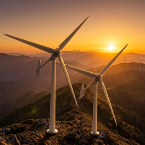 Éolienne horizontale avec tension de sortie 220V disponible à la vente 10KW 10000W - Product Image 1