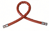 Tuyau PTFE haute pression 34-69 bars, tressé en acier inoxydable, corrugué, pour produits chimiques industriels, 10 m, haute température