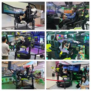 Juego <span class=keywords><strong>de</strong></span> <span class=keywords><strong>simulador</strong></span> <span class=keywords><strong>de</strong></span> carreras VR comercial somatosensorial grande todo en uno, equipo completo <span class=keywords><strong>de</strong></span> patio <span class=keywords><strong>de</strong></span> recreo para interiores, Material metálico - Product Image 3