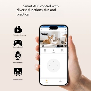 Set Giocattolo Interattivo e Alimentatore Intelligente 2026 Hot Sale con Controllo tramite App, Video e Interfono Bidirezionale <span class=keywords><strong>per</strong></span> <span class=keywords><strong>Gatti</strong></span> e Cani - Product Image 3