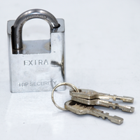 60mm Carré Type Électronique Chrome Plaqué Vane Clé Demi Faisceau Prix Usine Louer Appartement Serrure