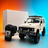 Voiture télécommandée RC Rock Crawler SUV 4x4 tout-terrain vintage avec barres de toit et snorkel, homologuée EN71 CE