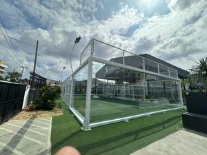 EXITO, Fabricante de Pistas de Pádel de 10x20m con Certificación CE, Pista Panorámica Interior y Exterior de Acero Galvanizado con Vidrio Templado - Product Image 6