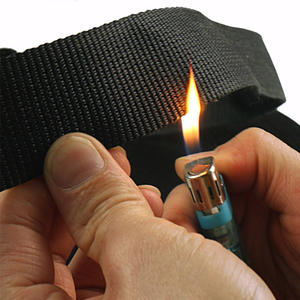 Nastro in Aramide Nero JILI 25mm, Ignifugo, Alta Resistenza, Resistente alle Alte Temperature, per Abbigliamento Protettivo - Product Image 2