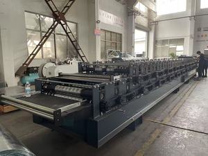 0.4-0.7mm 컬러 스틸 더블 레이어 지붕 기계 금속 사이딩 롤포머 - Product Image 4