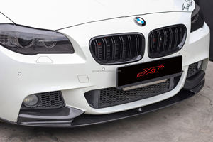 F10 MP estilo fibra de carbono labio frontal barbilla para <span class=keywords><strong>BMW</strong></span> 5 Series F10 MT parachoques divisor Bodykit <span class=keywords><strong>2010</strong></span>-16 - Product Image 4