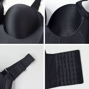 Soutiens-gorge push-up grande taille pour femmes, soutien-gorge fin à bonnets profonds, sous-vêtements sculptants pour dissimuler la graisse du dos, couvrance dorsale complète, lingerie respirante sans armatures - Product Image 5